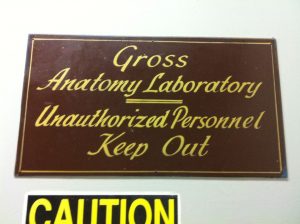 gross medical lab sign